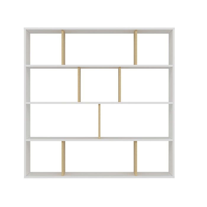Hanah Home Estantería Roble y Blanco Hanah Home Estantería Roble y Blanco